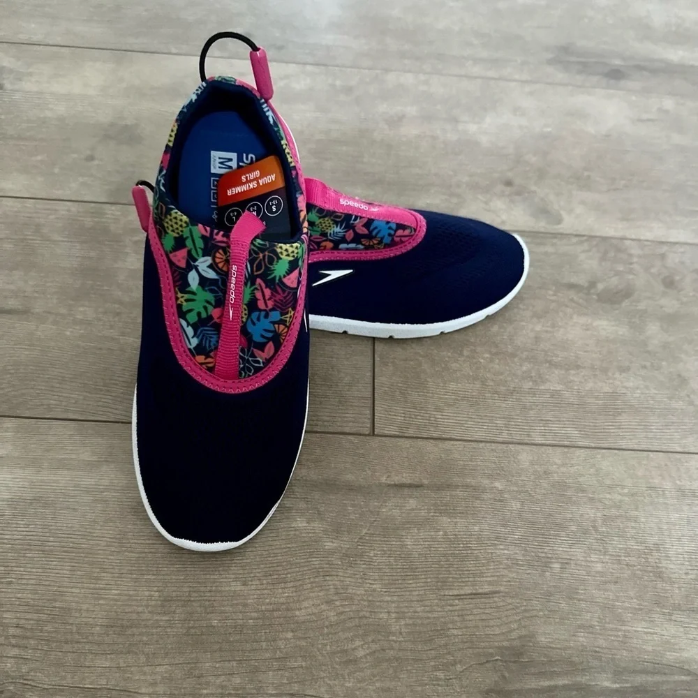 Speedo Junior Girls' Aquaskimmer Water Shoes size medium (2-3) new with tags
